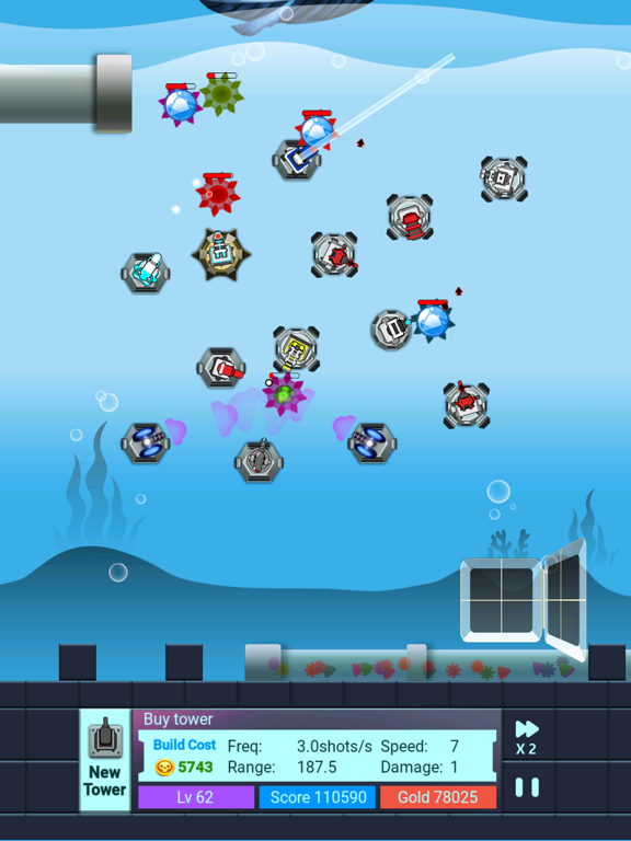 Screenshot #4 pour Balloon Gem Tower Defense
