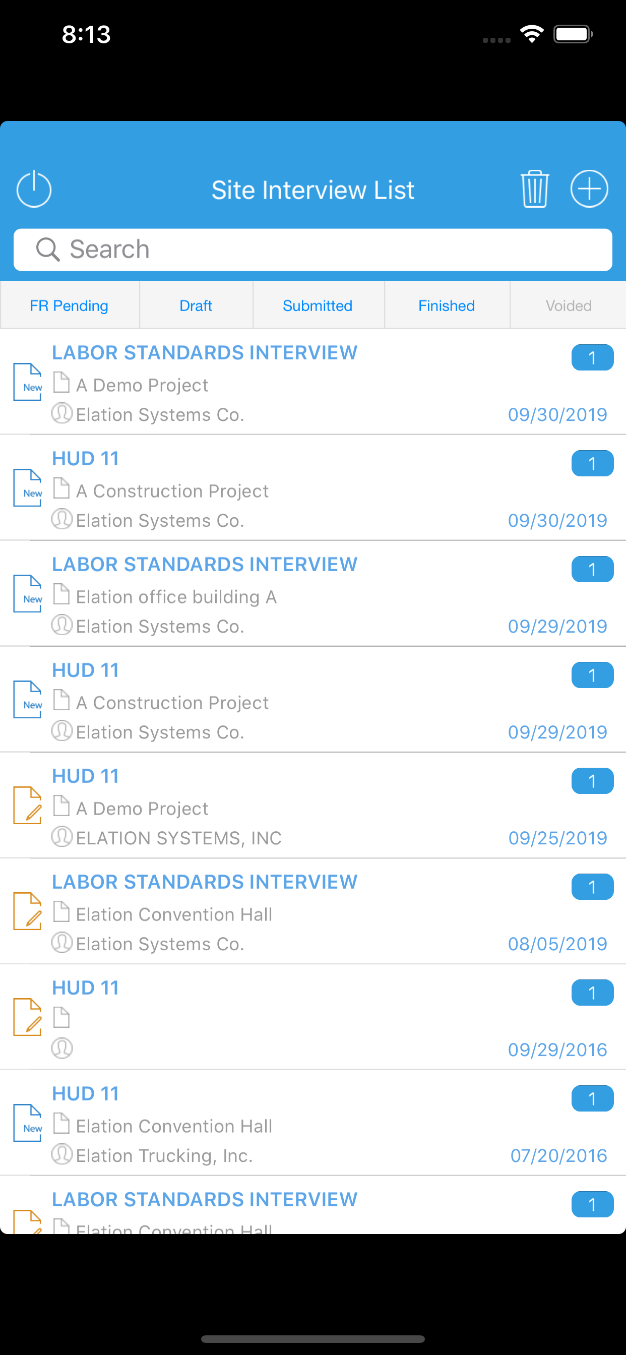 Labor Site Interview