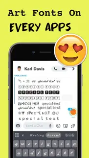 font keyboard - fonts chat iphone screenshot 4
