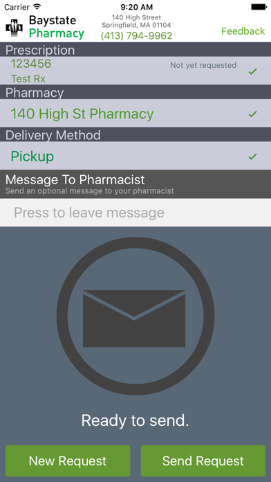 Baystate Health Pharmacy Screenshot
