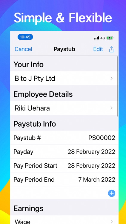 Paystub Creator