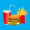 Fast Food Mc Burger Stickers delete, cancel