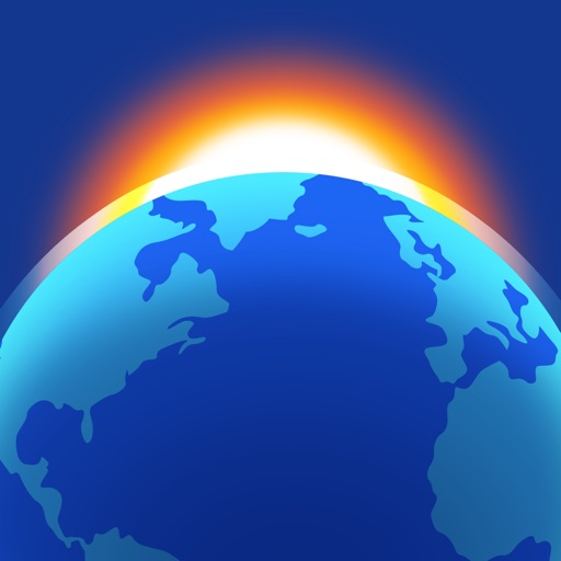 Living Earth - Clock & Weather Icon