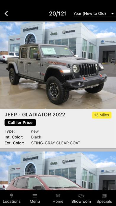 McSweeney Chrysler Dodge Jeep Screenshot