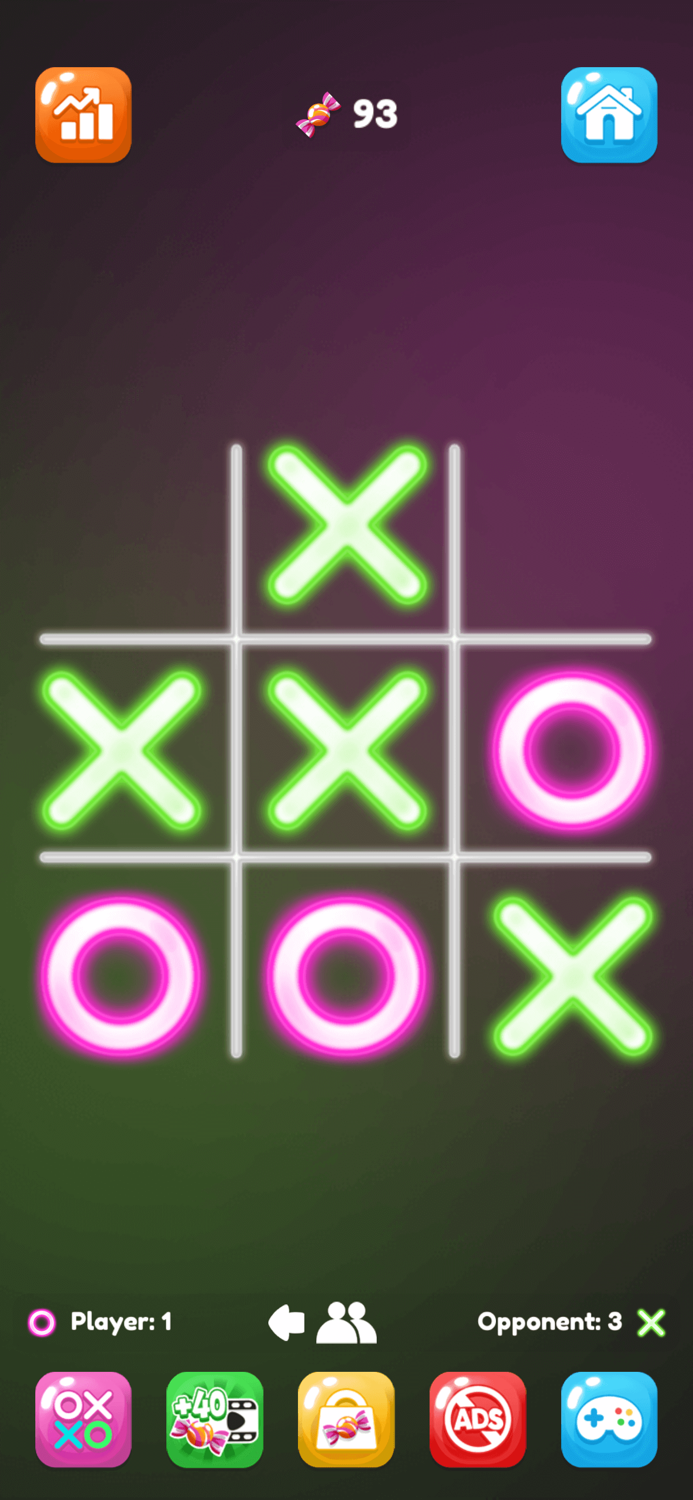 Tic Tac Toe Classic XOXO Game