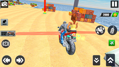 Flying Bike: Taxi Simulator Screenshot