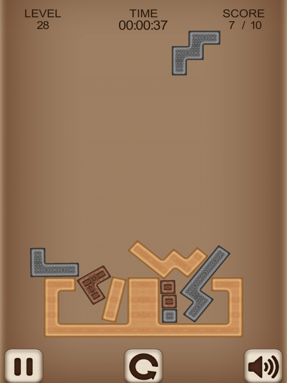 Drop drop. Stack puzzle iPad screenshot