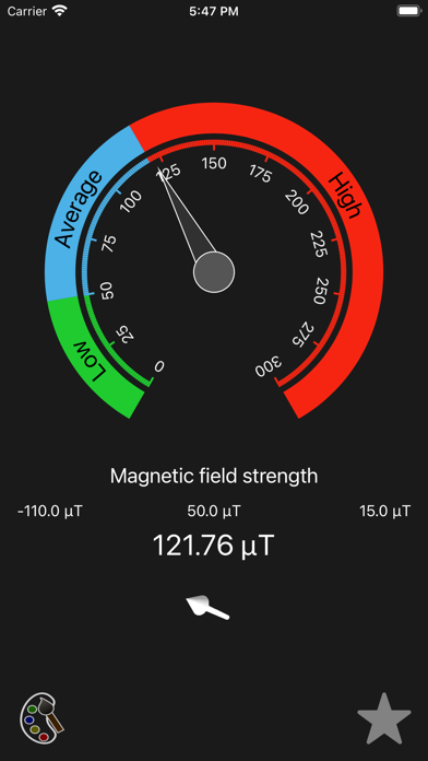 µMagnetometer Screenshot