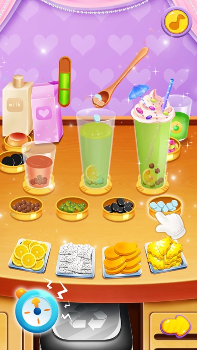 Colorful Bubble Tea Shop Screenshot