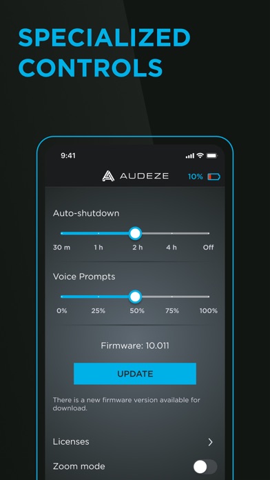 Audeze Hub Screenshot