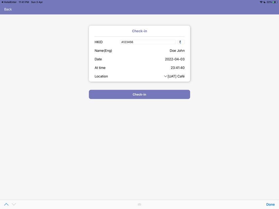 #3. Hotel Enter (iOS) Bởi: People Technology (International) Limited