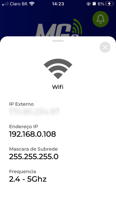 MG2 Fibra Telecom Screenshot