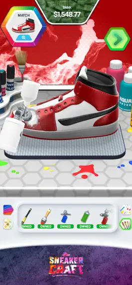 Game screenshot Sneaker Craft! - DIY Shoe Art mod apk