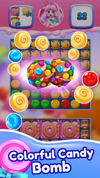 Candy Sweet Legends Match 3 Screenshot