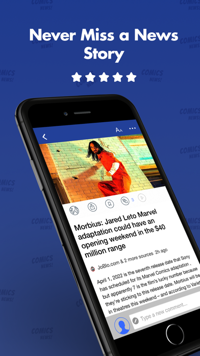 Screenshot #1 for Comics: Heroes, Books & Movies