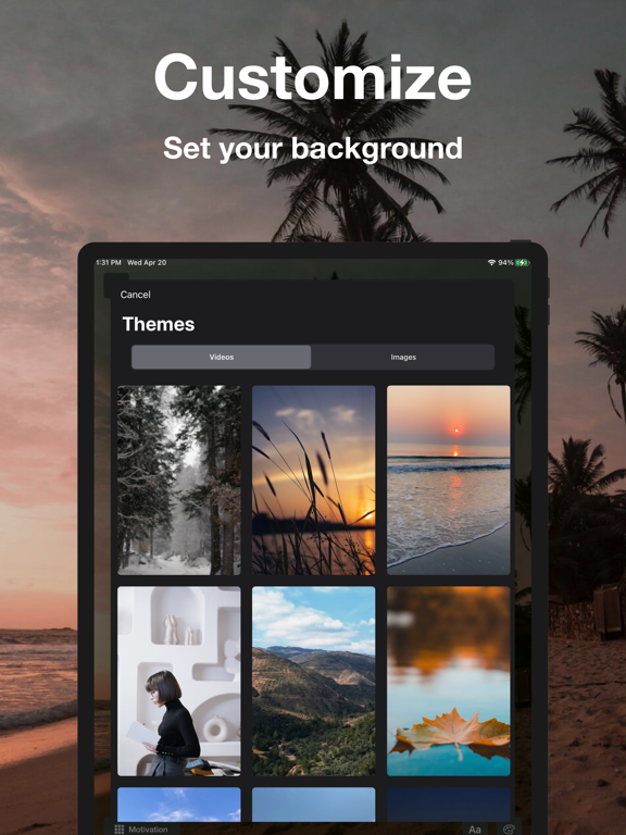 Daily Quotes & Motivation iPad screenshot 7 - Health & Fitness app