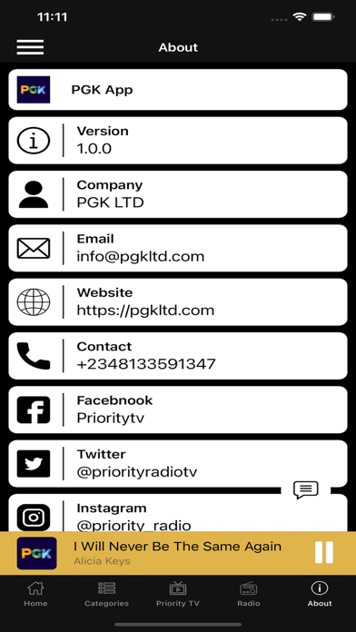 PGK App Screenshot