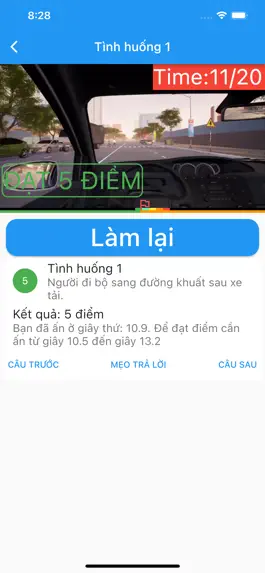 Game screenshot Mô phỏng 120 tình huống GPLX hack