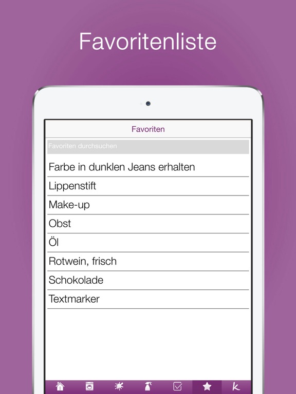 100 Tipps für saubere Wäsche iPad screenshot
