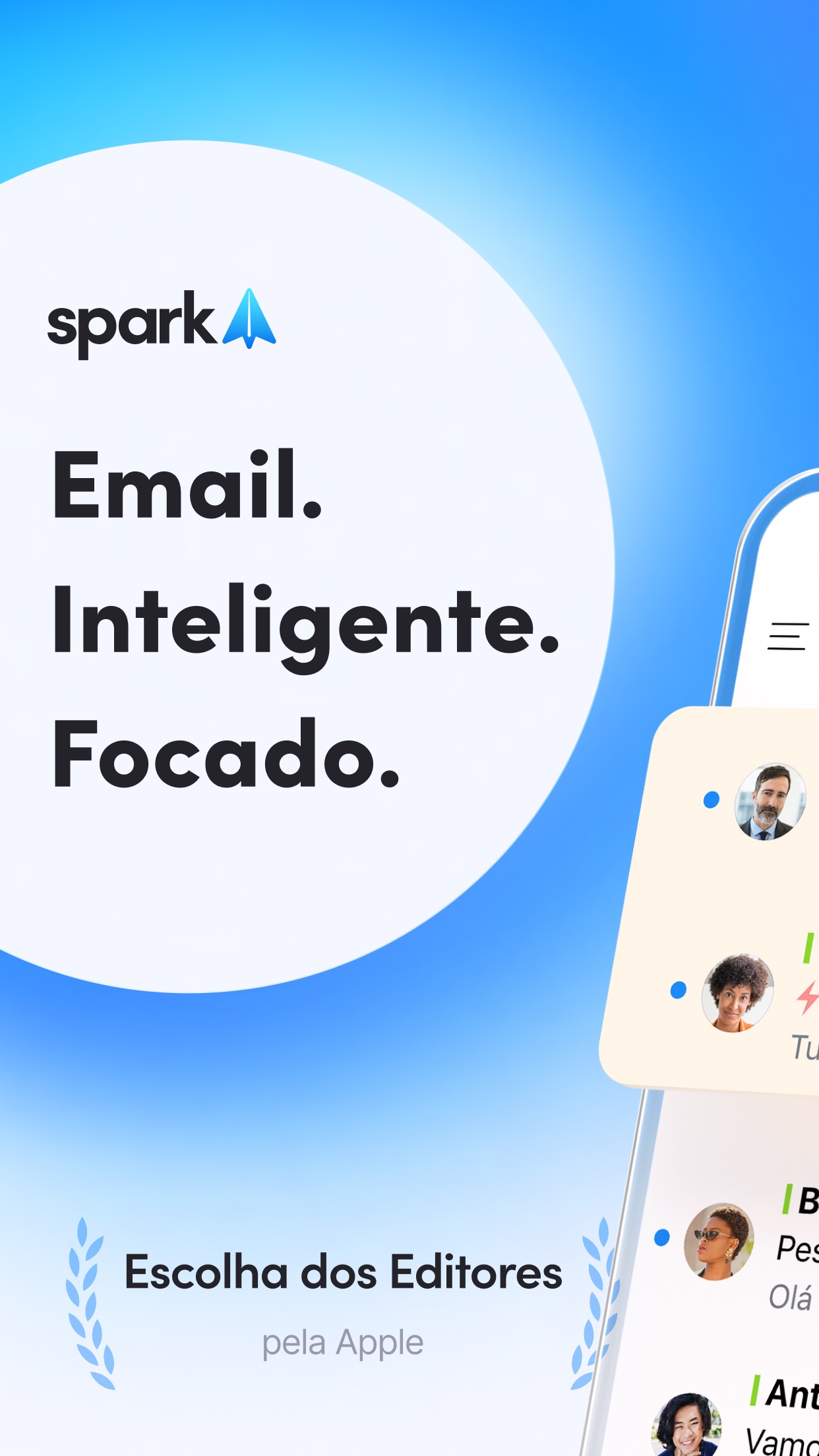 Screenshot do app Spark Mail: E-mail com IA