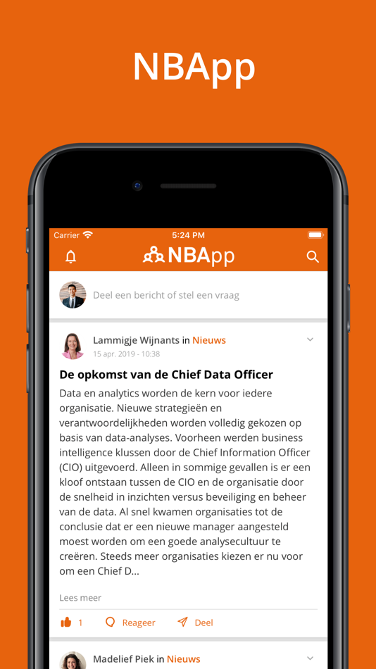#1. NBApp (iOS) 由: Plek Group B.V