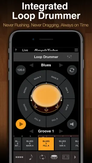 Скриншот AmpliTube на iPhone 5