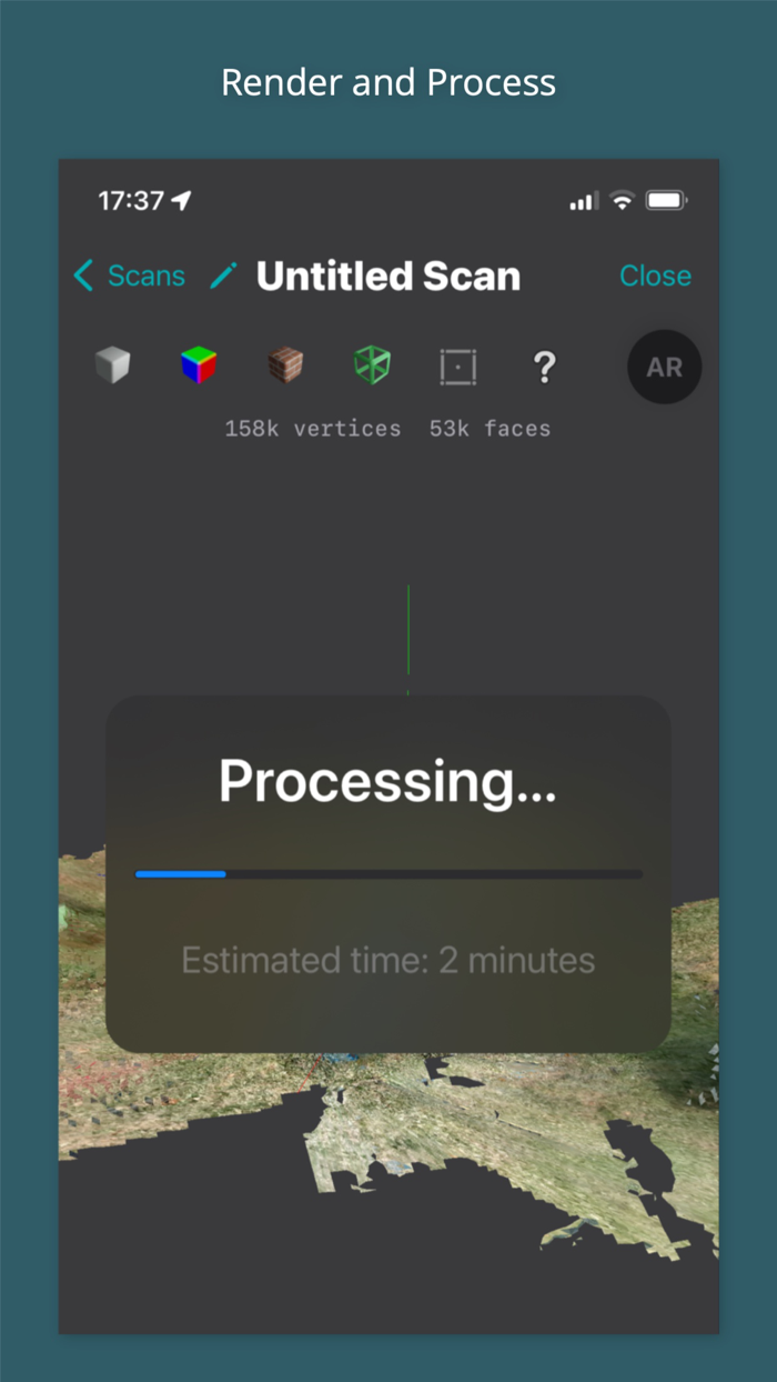 rooomLiDAR 3D Scan App