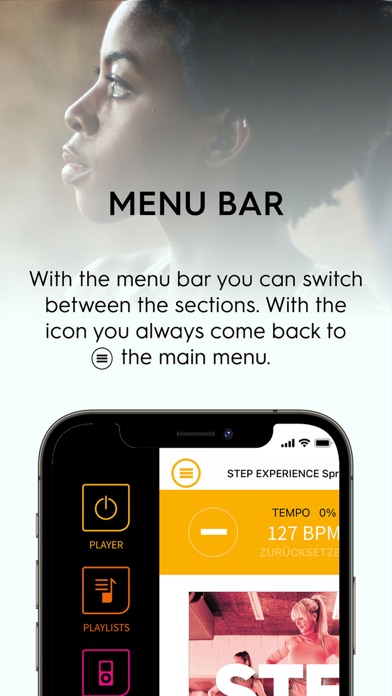 MOVE YA!, Fitness Music Player Screenshot