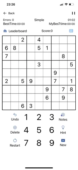 Game screenshot sudoku  数独游戏  classic game hack