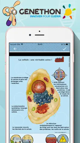 Game screenshot Voyage dans la cellule géante hack