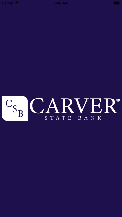 Carver State Bank Mobile App Screenshot