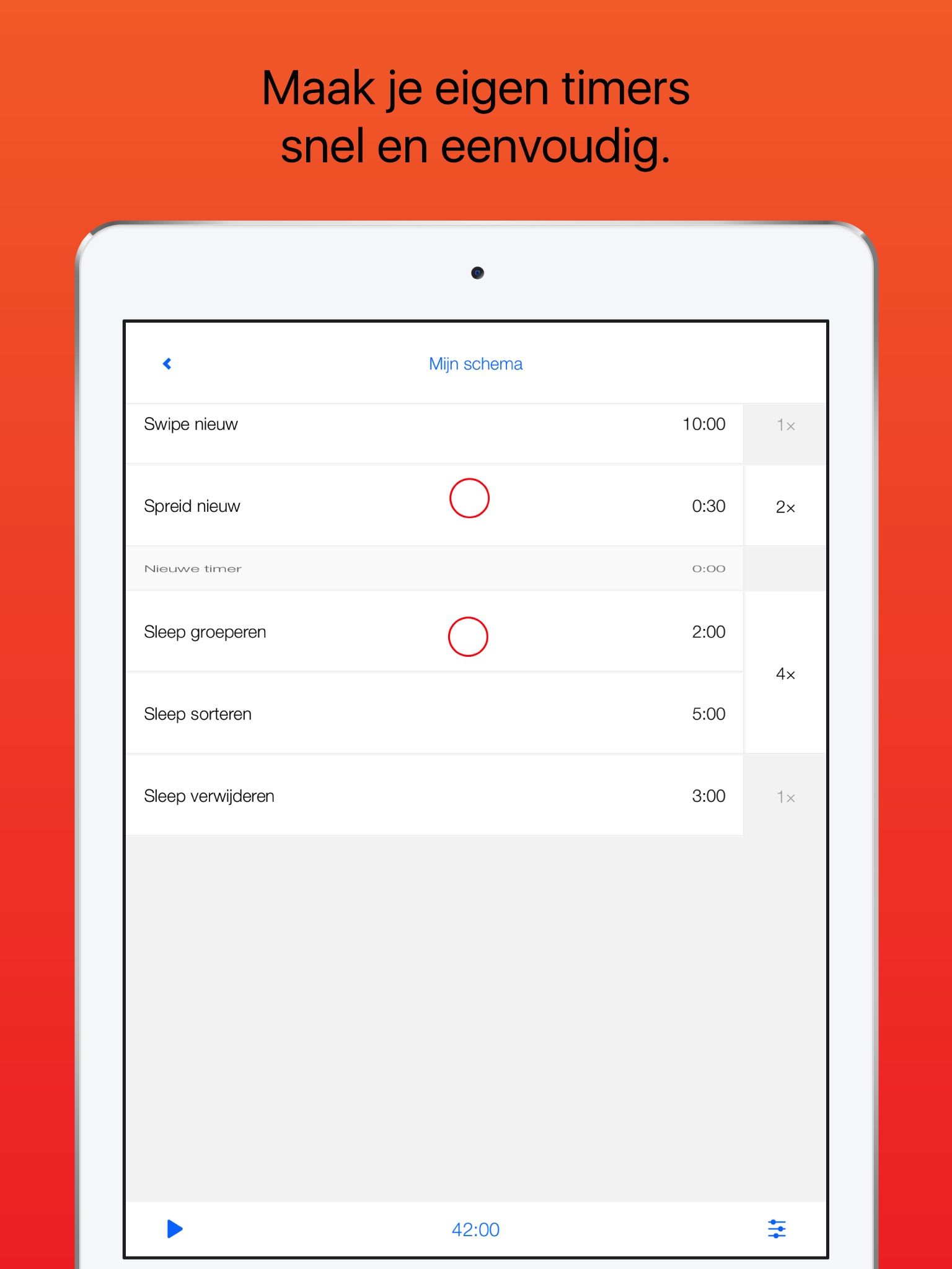 Timeline - Interval Timer screenshot 4