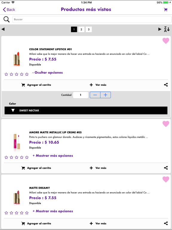 IVI MAKEUP STORE iPad screenshot 6 - Shopping app