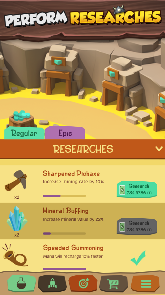 #5. Tiny Miners: Clicker Game (iOS) 来自: Mindstorm Studios