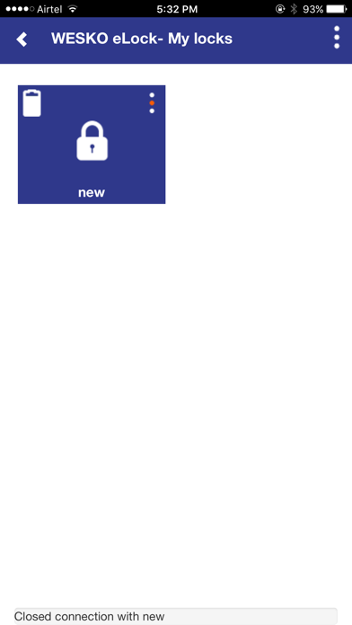Wesko Lock App Screenshot