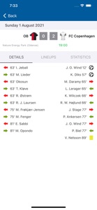 Live Scores Danish Superliga screenshot #3 for iPhone