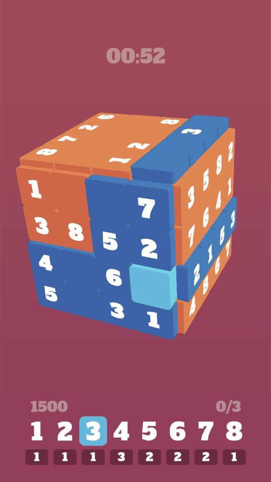 #1. Sudoku Master 3D (iOS) Podle: Pengwei Long