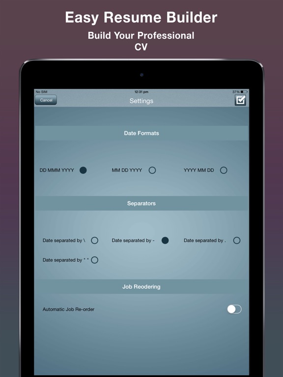 Easy Resume Builder : CV Makerのおすすめ画像7