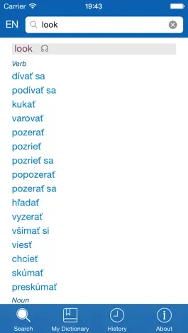 Game screenshot Slovak−English dictionary apk