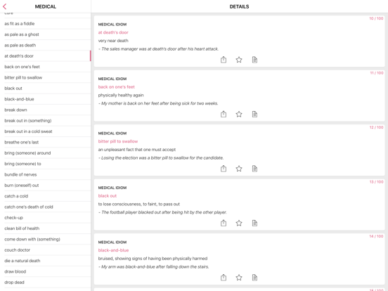 Screenshot #5 pour Color - Medical idioms