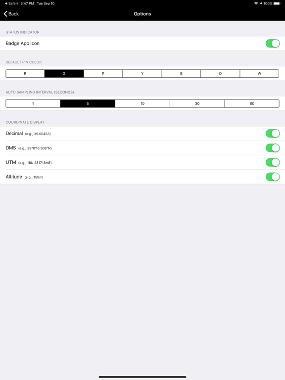 FeatureMapper iPad screenshot 5 - Navigation app