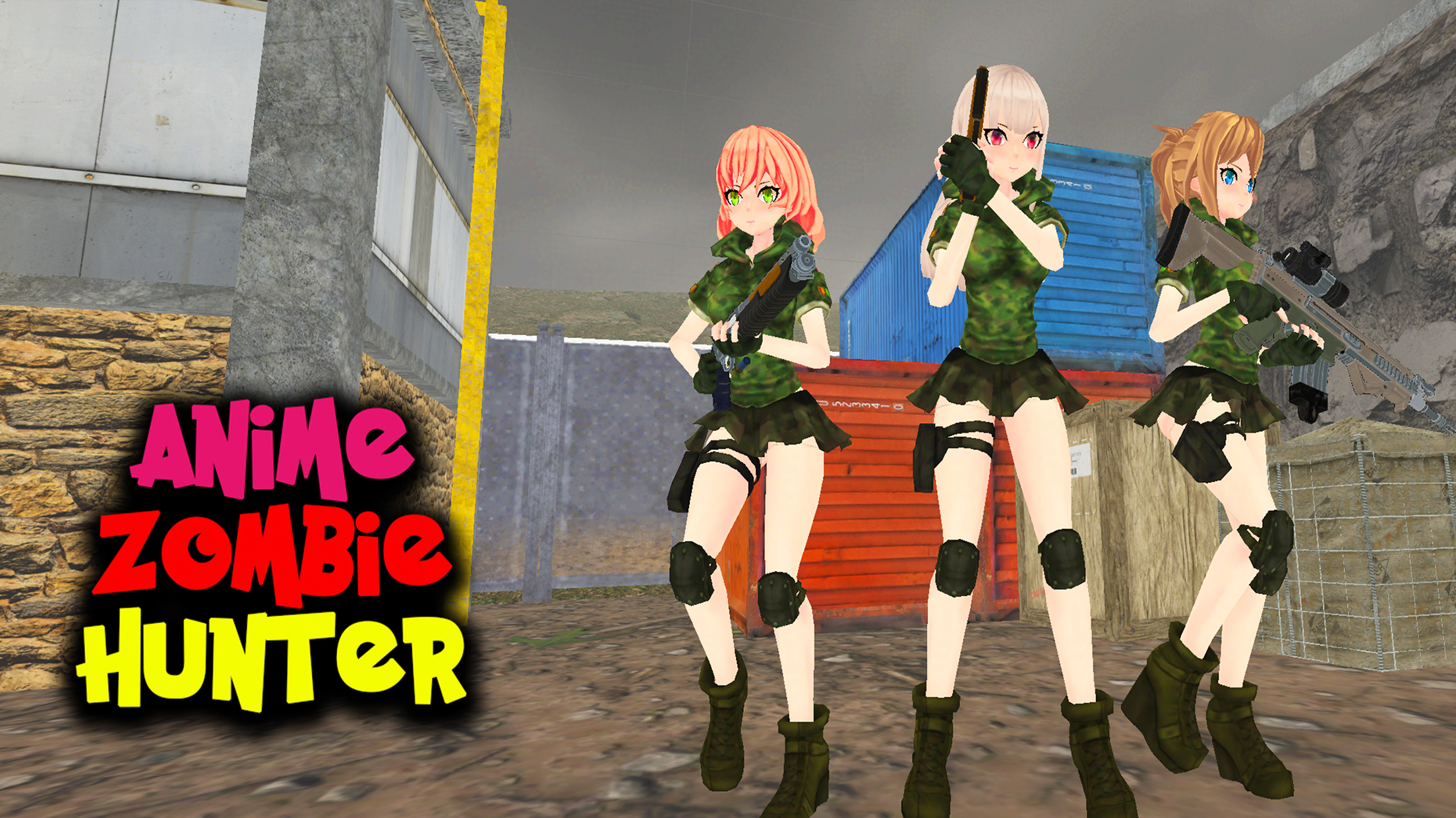 Anime Zombie Hunter Shooter 3D