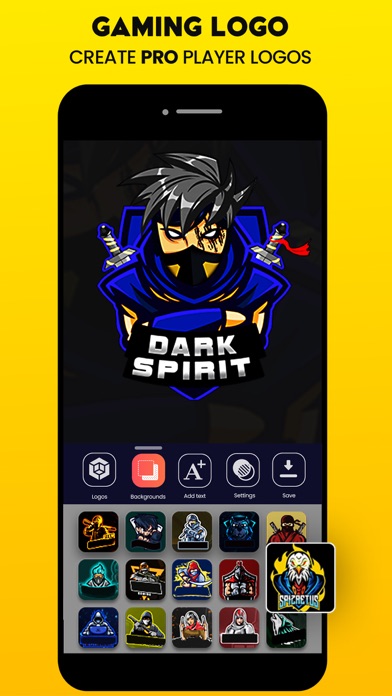 Screenshot #1 pour Gaming Esports Maker Logo Clan