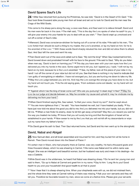 Screenshot #5 pour EBC Bible Readings