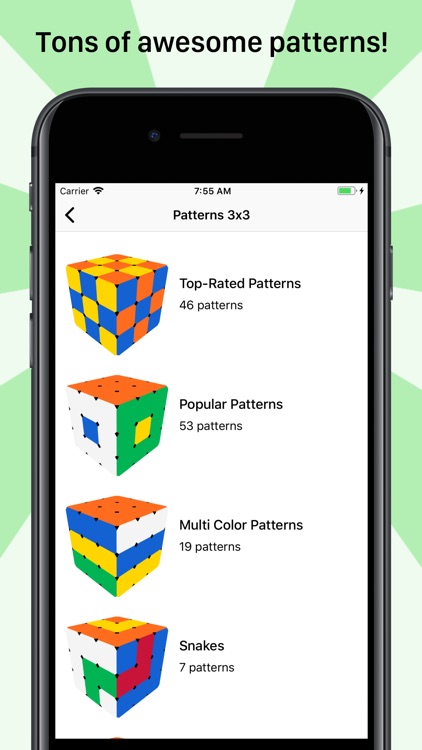 Patterns for Magic Cube