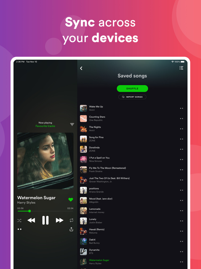 ‎eSound - MP3 Music Player App Screenshot