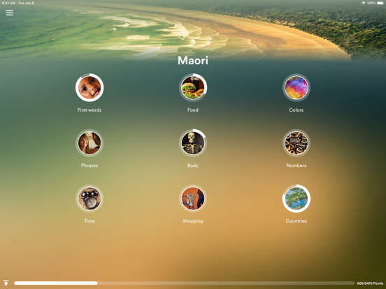 Learn Maori - EuroTalk iPad screenshot 1 - Education app