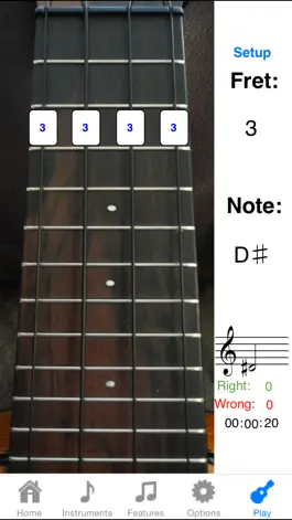 Game screenshot Ukulele Fretboard Addict Lite hack
