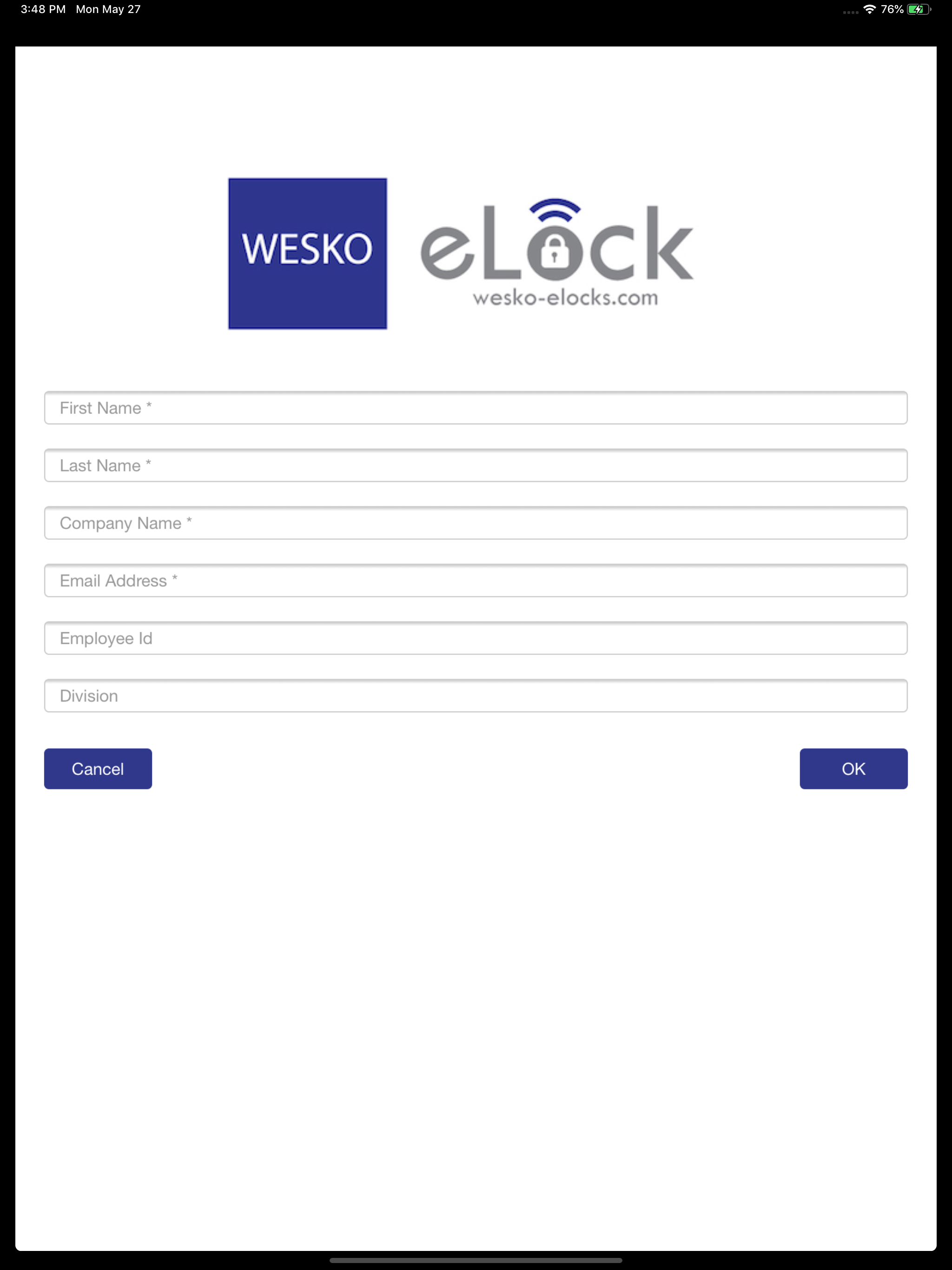 Wesko Lock App