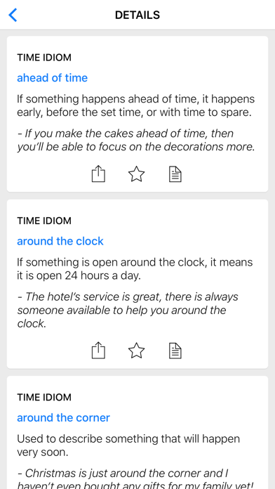 Business & Time idioms Screenshot
